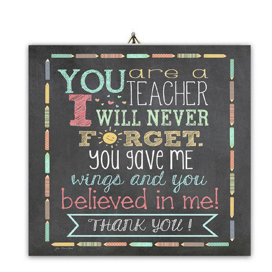 Ξύλινο καδράκι για Δάσκαλο Αγγλικών