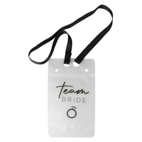 Drinking Pouch με κορδόνι - Team Bride (6 τεμ)