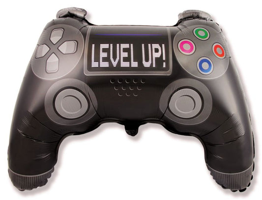 Μπαλόνι φοιλ Σχήμα Χειριστήριο Controller Level Up / 69 x 48 εκ