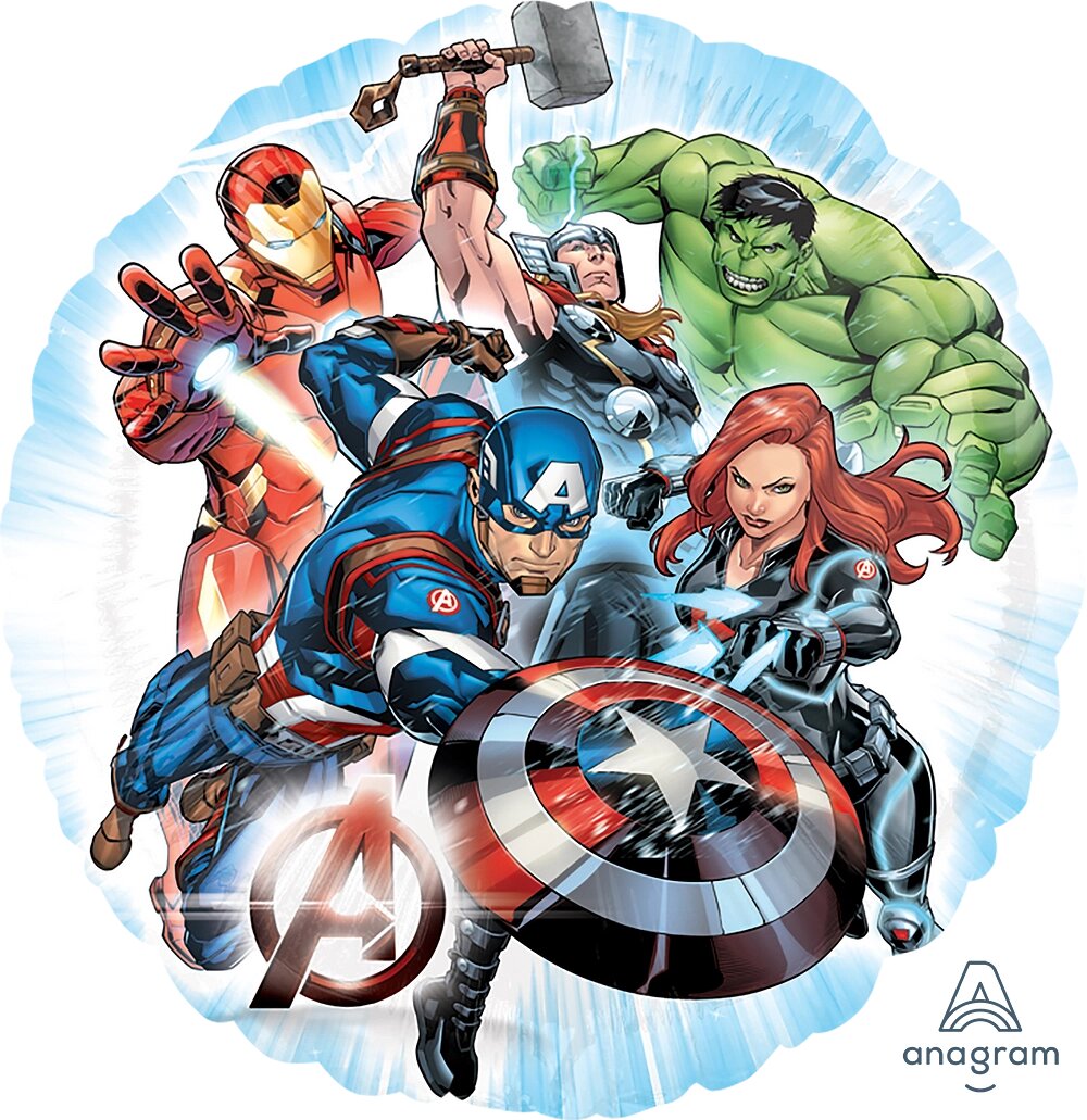 Μπαλόνι Φοιλ 17 Marvel Avengers Animated / 43 εκ