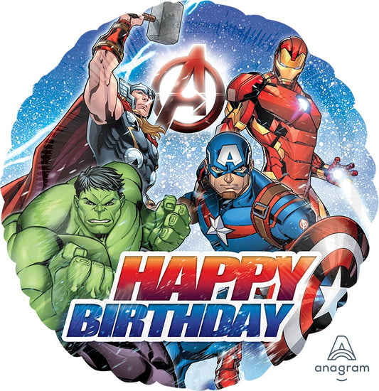 Μπαλόνι Φοιλ 17 Marvel Avengers Animated Birthday / 43 εκ
