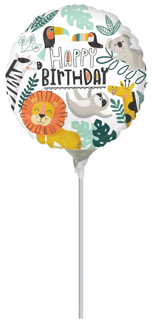Μπαλόνι Φοιλ 9 Mini Get Wild Birthday