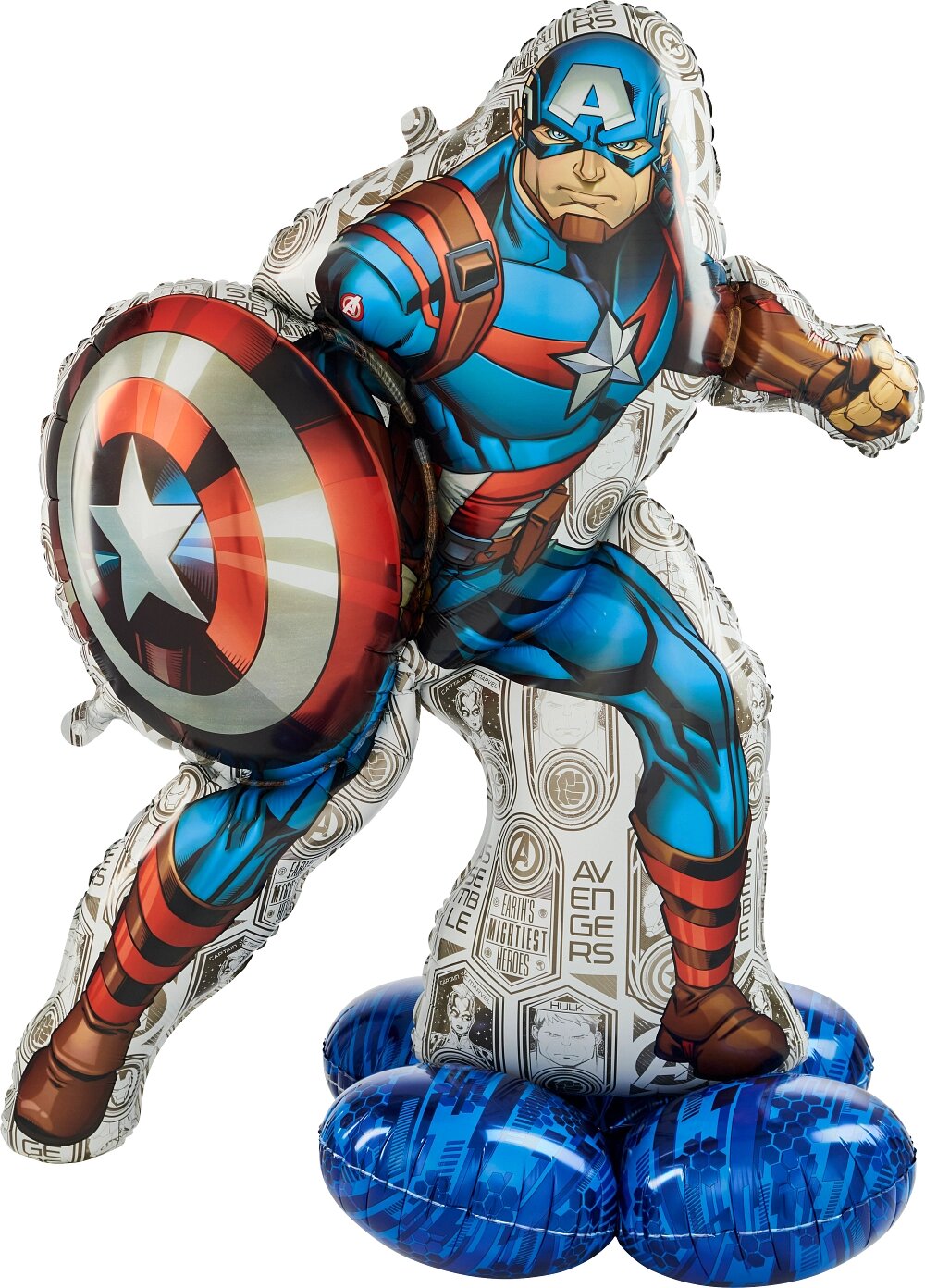 Μπαλόνι Φοιλ AirLoonz Avengers Captain America / 93 εκ x 147 εκ