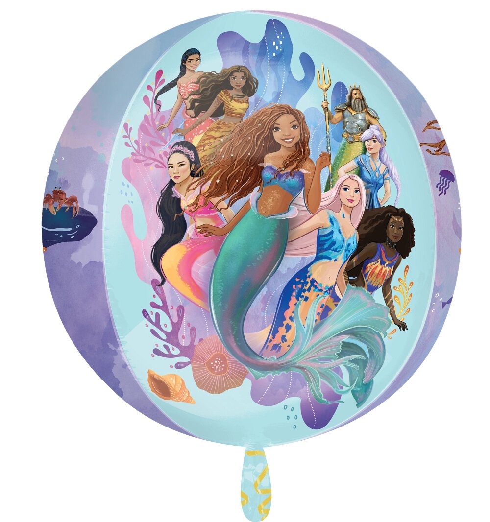 Μπαλόνι Φοιλ Orbz 16 Little Mermaid / 38 x 40 εκ - Γοργόνα