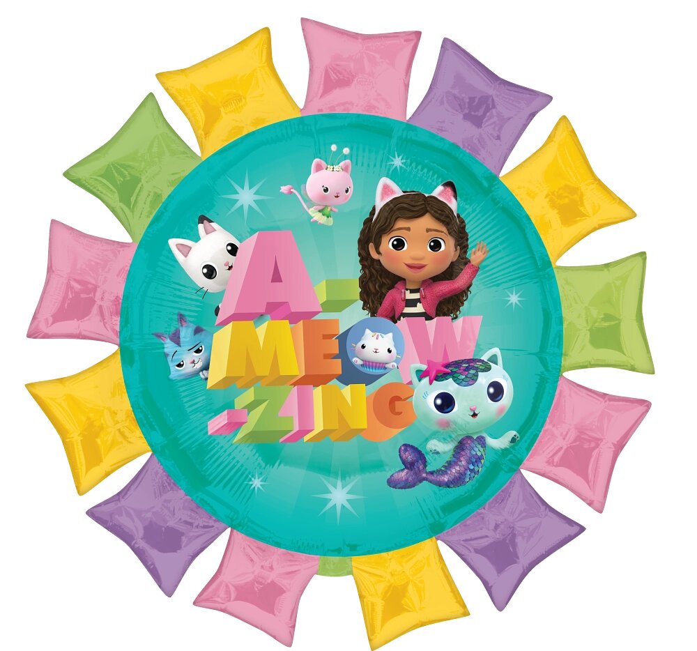 Μπαλόνι Φοιλ Gabby's Dollhouse / 68 x 68 εκ