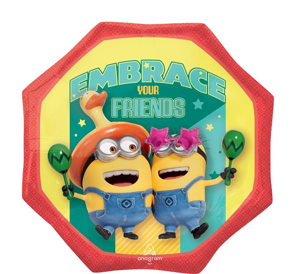 Μπαλόνι Φοιλ Σχήμα Minions Despicable Me 4 / 55 x 55 εκ