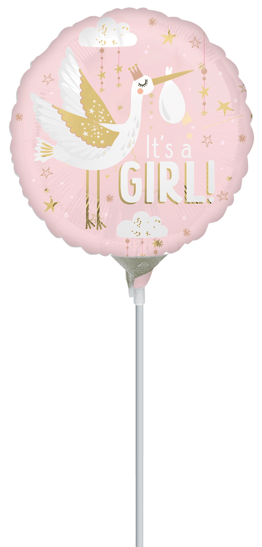 Μπαλόνι Φοιλ 9 Special Delivery Baby Girl / 23εκ