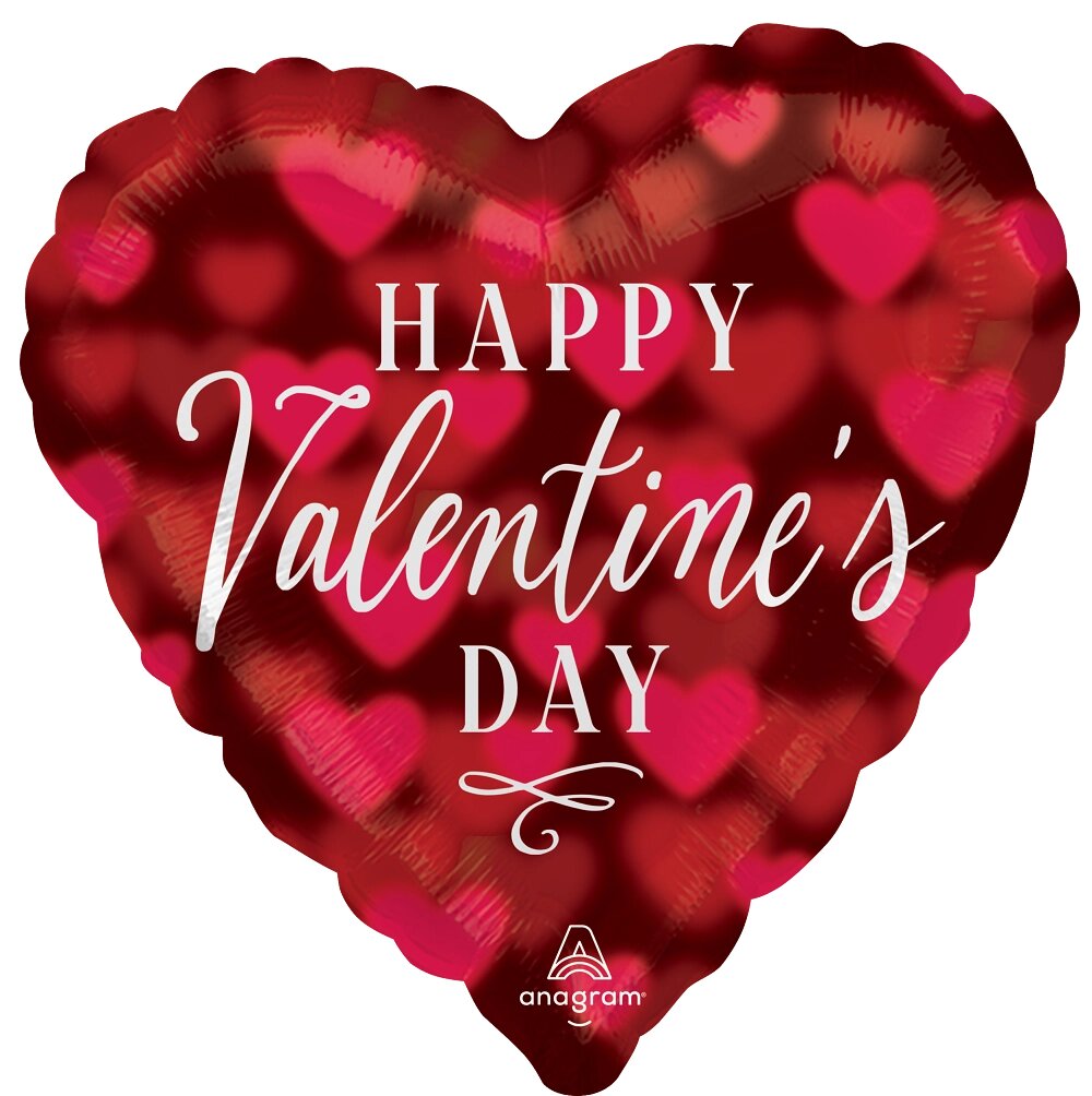 Μπαλόνι Φοιλ 17 Romantic Glow Happy Valentine's Day / 43 εκ