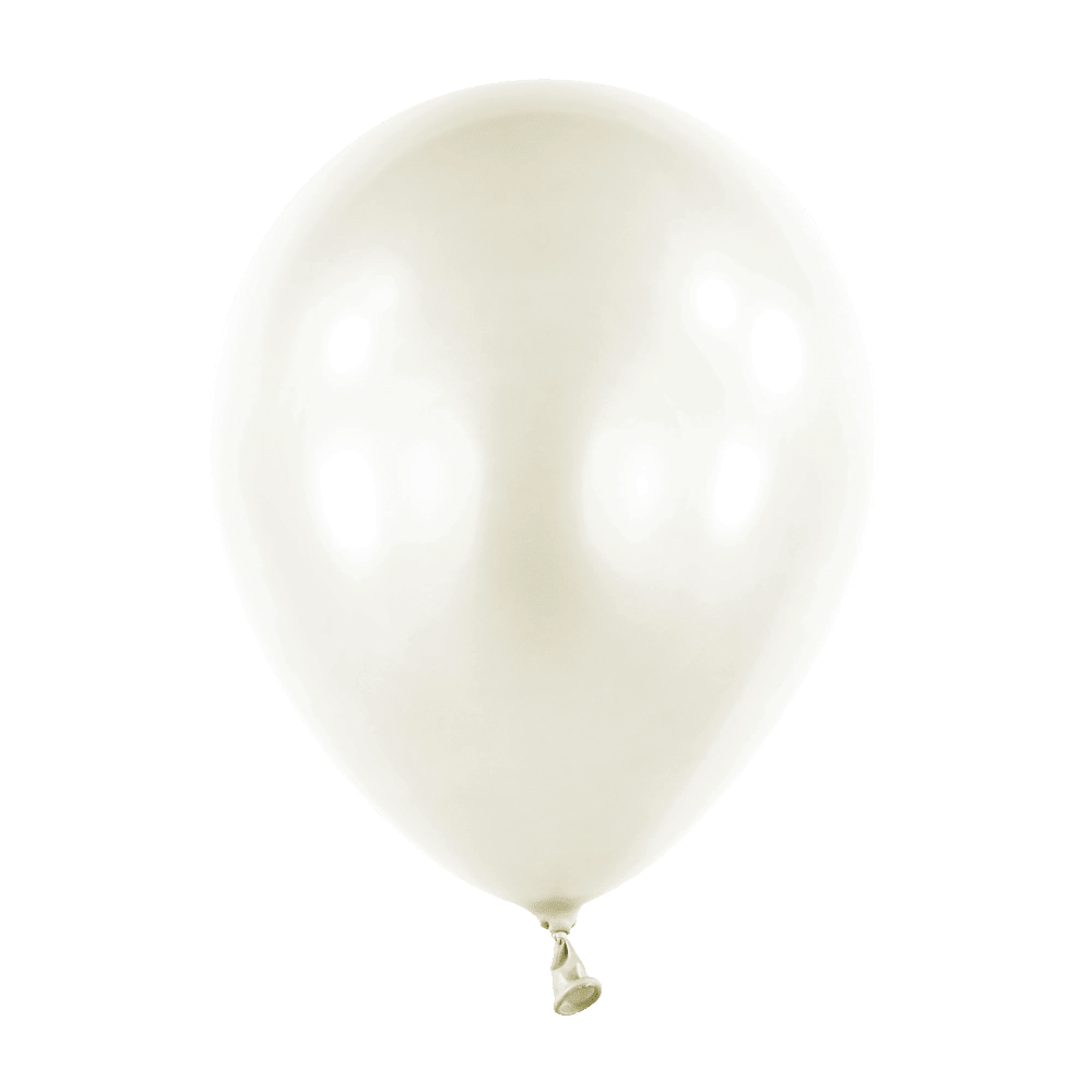Μπαλόνια Λάτεξ 11 Λευκό Μεταλλικό / 50 τεμ  - Frosty White