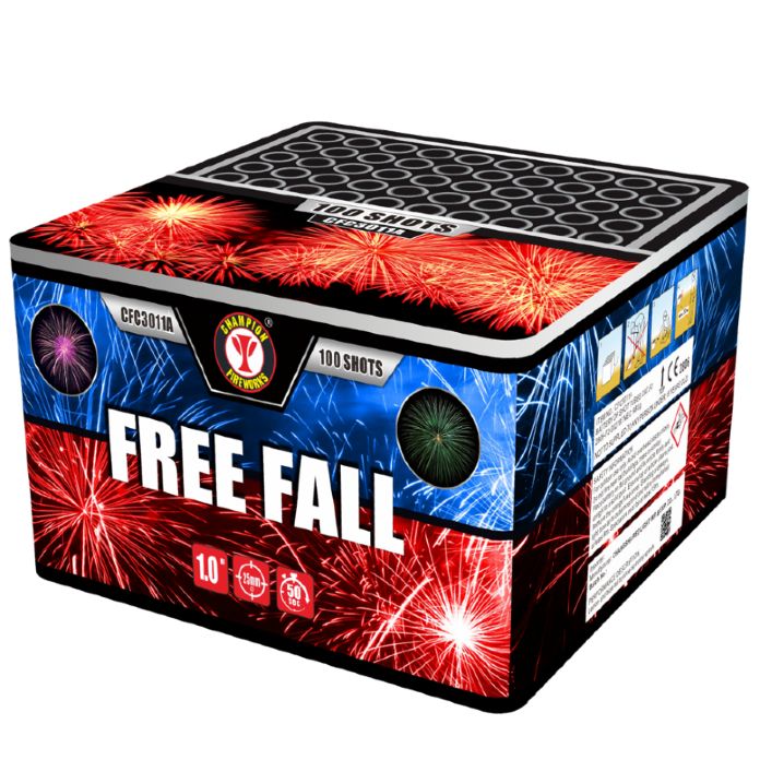 Εναέρια Πυροτεχνήματα 100 βολών -  Free Fall