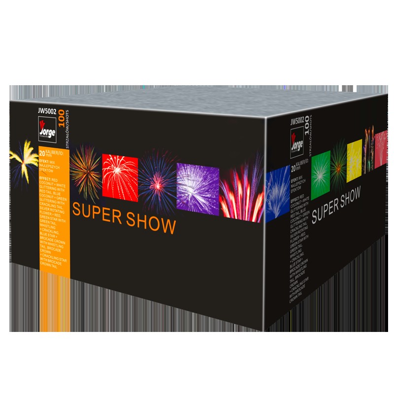 Εναέρια πυροτεχνήματα 100 βολών- Super Show