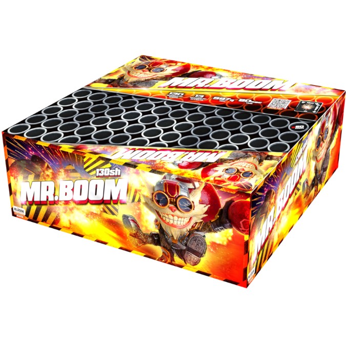 Εναέρια Πυροτεχνήματα Mr Boom 130 βολών