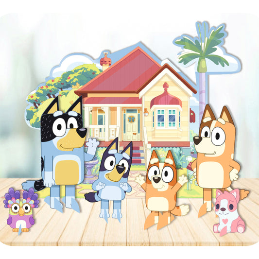 Επιτραπέζια διακοσμητικά Bluey (7 τεμ)