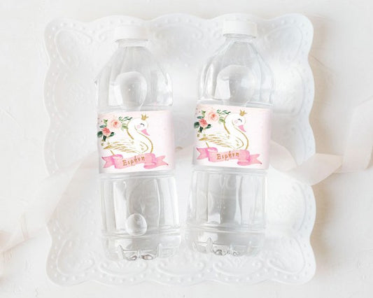 Ετικέτες για μπουκάλια νερού Κύκνος (8 τεμ)