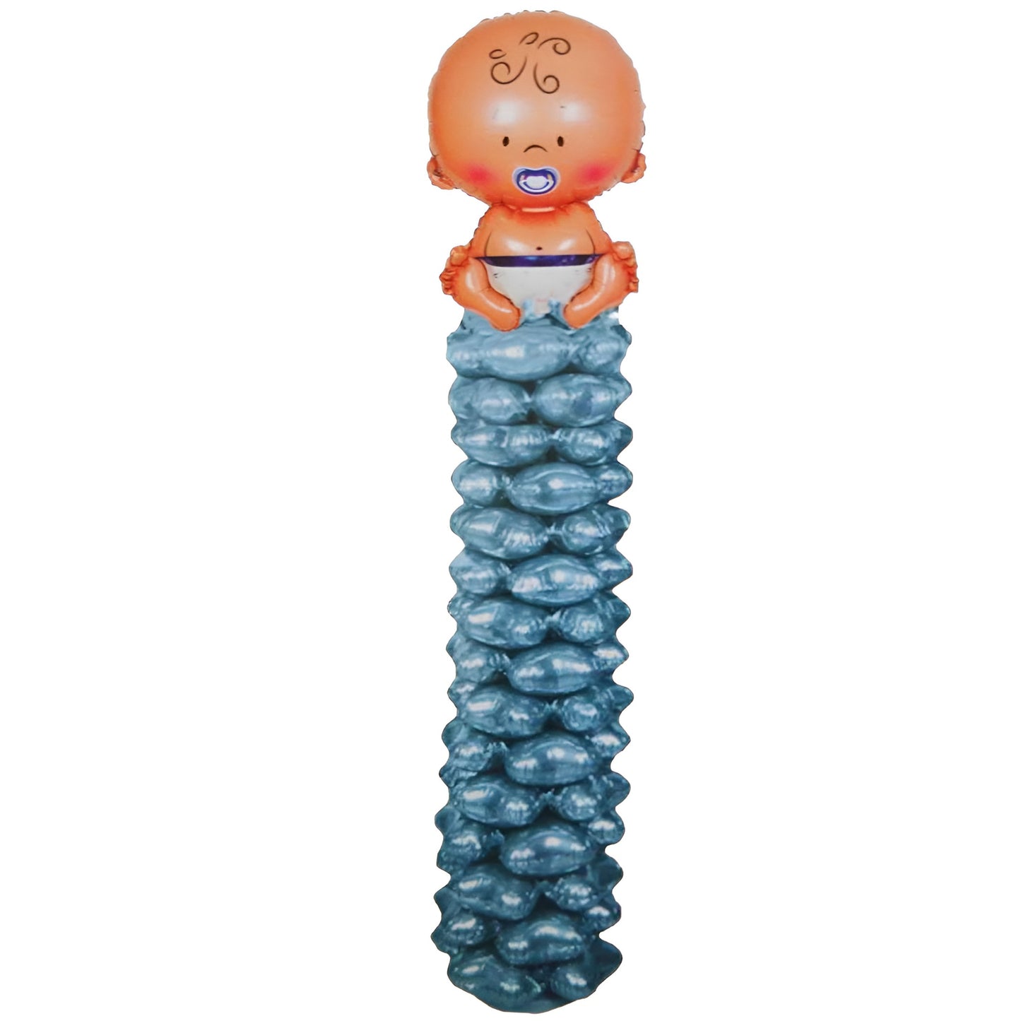 Ετοιμη κάθετη στήλη μπαλονιών για νεογέννητο αγοράκι