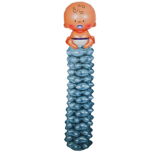 Ετοιμη κάθετη στήλη μπαλονιών για νεογέννητο αγοράκι