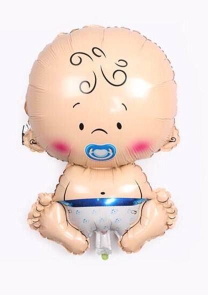 Ετοιμη κάθετη στήλη μπαλονιών για νεογέννητο αγοράκι