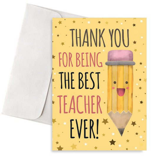 Ευχετήρια Κάρτα για Δασκάλα/Δάσκαλο Best Teacher