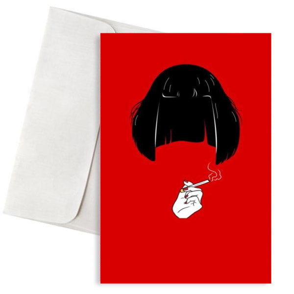 Ευχετήρια Κάρτα Mia Pulp Fiction