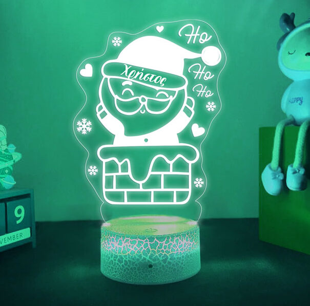 Φωτιστικό led με βάση - Άγιος Βασίλης