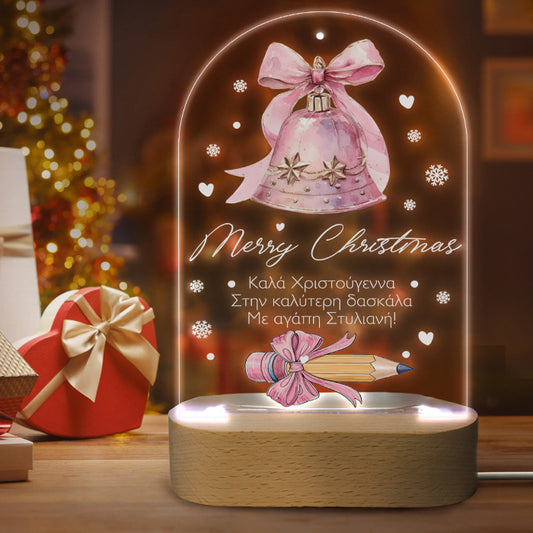 Φωτιστικό led με βάση για Δασκάλα - Pinky Pencil