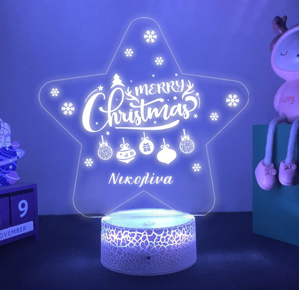 Φωτιστικό led με βάση - Xmas Αστέρι