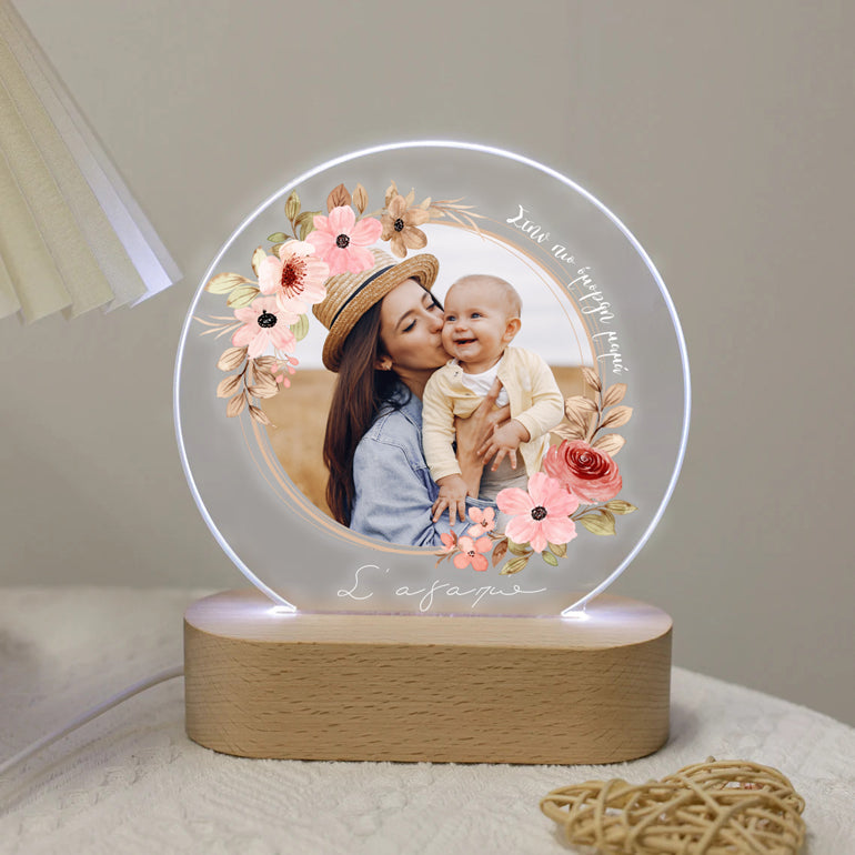 Φωτιστικό με φώτο - Στην πιο όμορφη μαμά