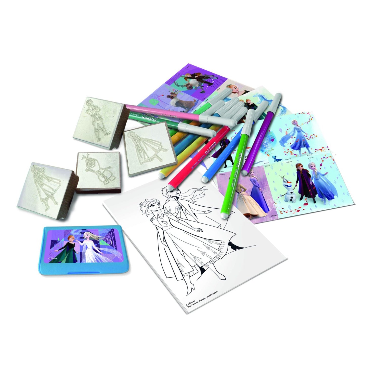 Frozen - Τσάντα νηπιαγωγείου με είδη ζωγραφικής