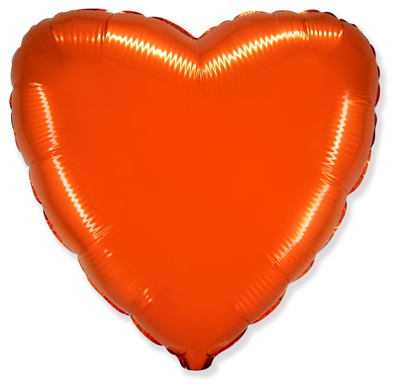 Μπαλόνι Φοιλ 18 Καρδιά - Πορτοκαλί / 46 εκ