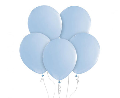Γαλάζια Macaron Latex μπαλόνια (10 τεμ)