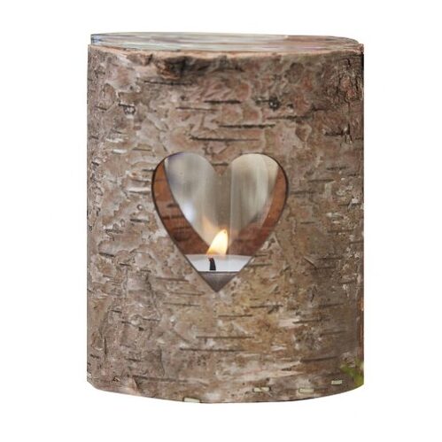 Γυάλινο Κηροπήγιο Κορμός Δέντρου