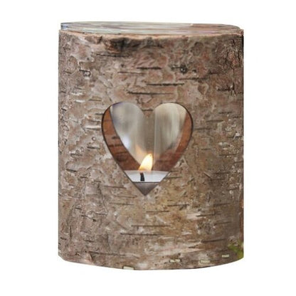 Γυάλινο Κηροπήγιο Κορμός Δέντρου