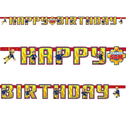 Γιρλάντα "Happy Birthday"  Πυροσβέστης Sam