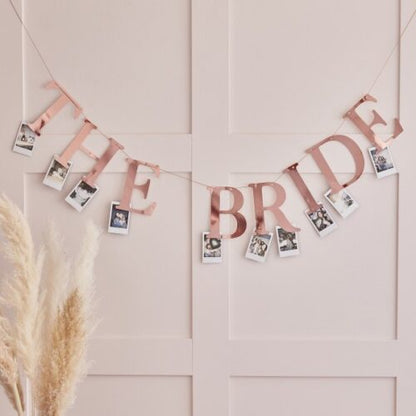 Γιρλάντα Bride για φωτογραφίες