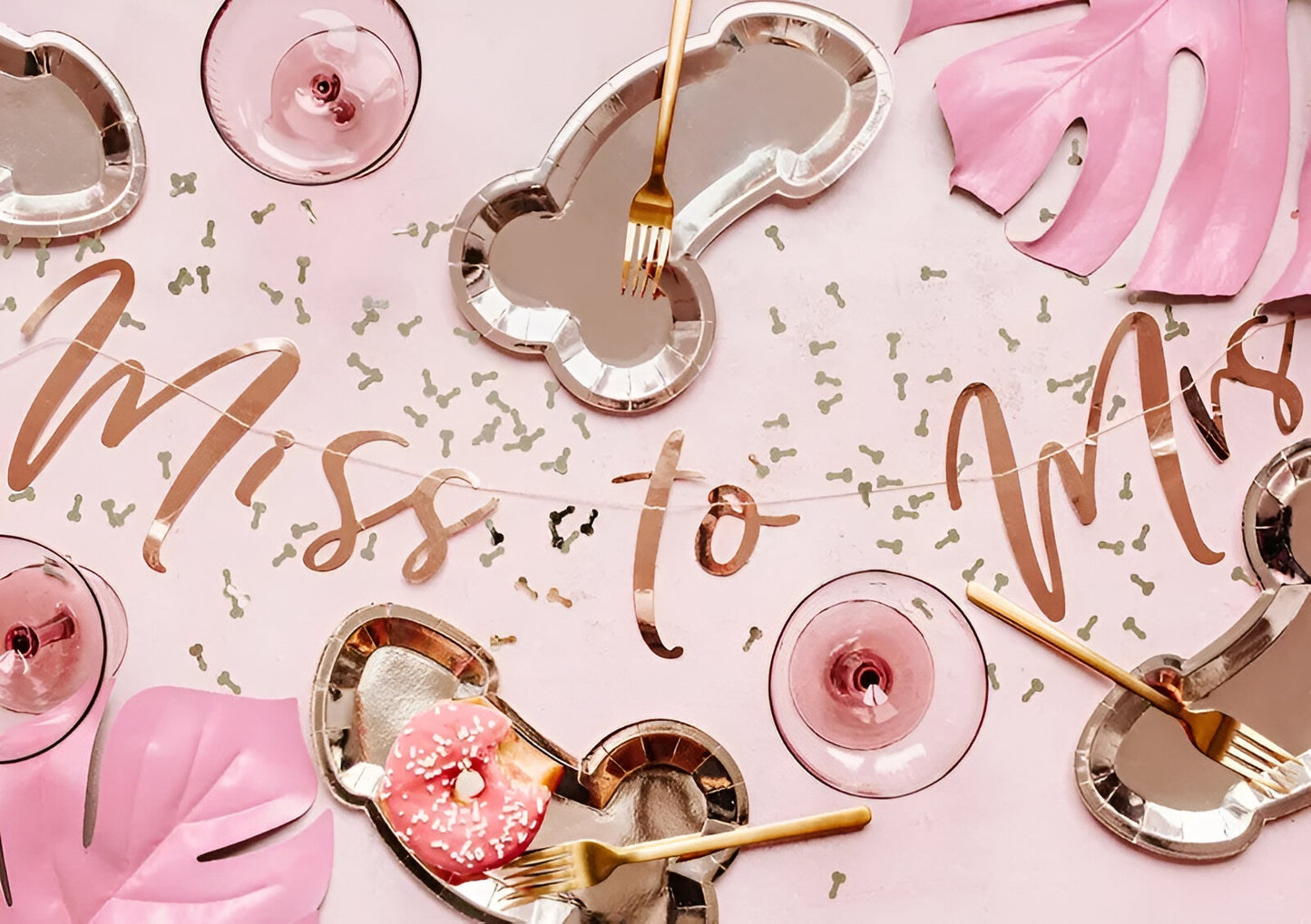 Γιρλάντα για Bachelorette "Miss to Mrs"