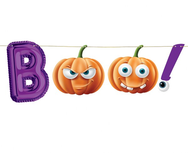 Γιρλάντα Hallooween Boo 150cm