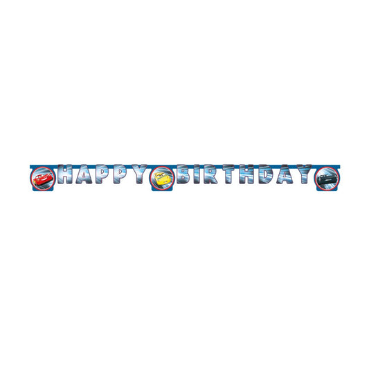 Γιρλάντα Happy Birthday Cars (200 cm)