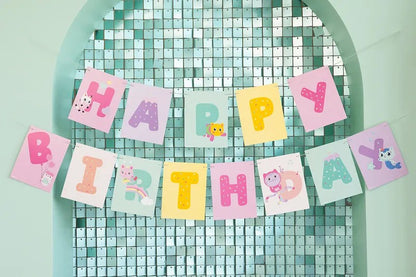 Γιρλάντα Happy Birthday Gabby's Dollhouse