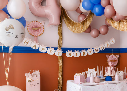 Γιρλάντα Happy Birthday Kitty 280cm
