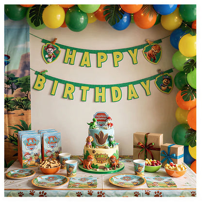Γιρλάντα Happy Birthday - Paw Patrol Dino Movie (200 cm)