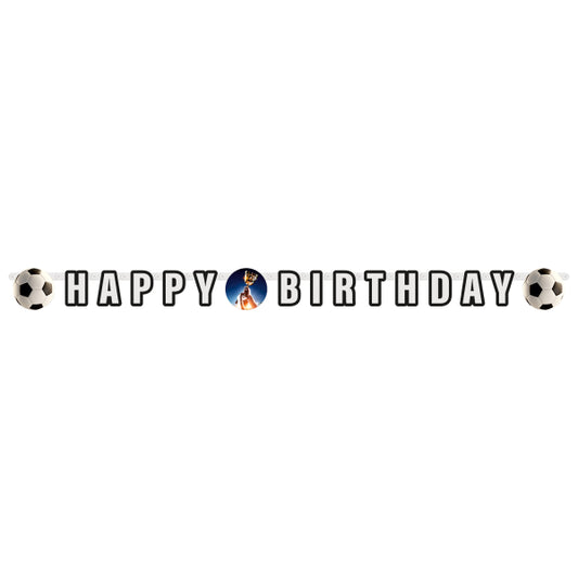 Γιρλάντα Happy Birthday Ποδόσφαιρο Kick it 180cm