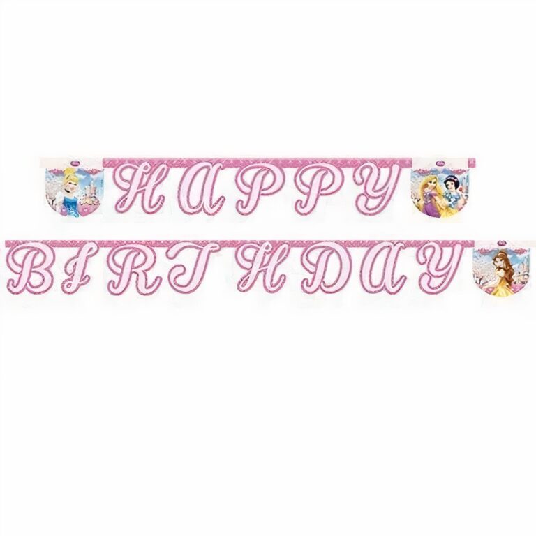 Γιρλάντα Happy Birthday Πριγκίπισσες Disney 2.4 m