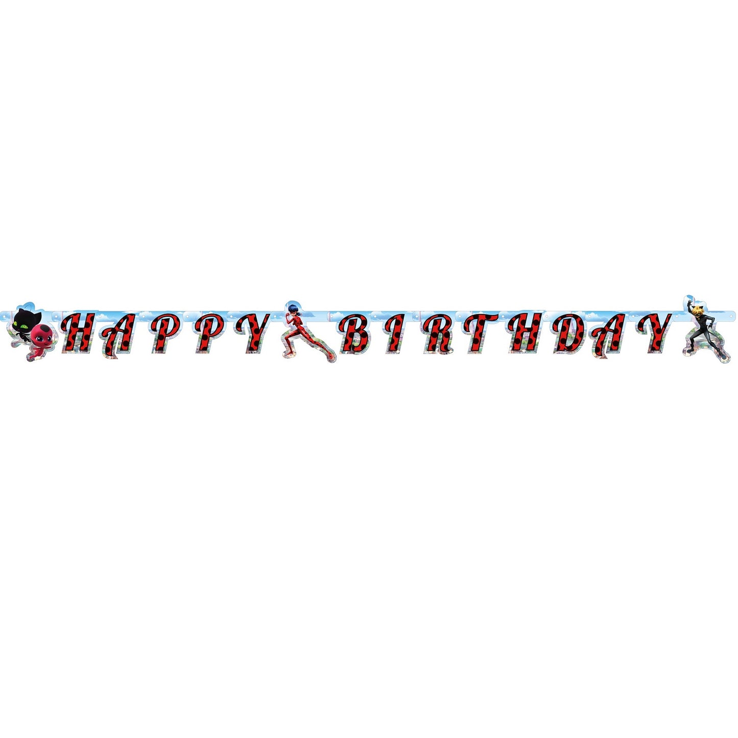 Γιρλάντα Ladybug - Happy Birthday (2m)
