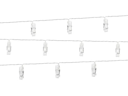 Γιρλάντα με LED μανταλάκια για φωτογραφίες 1,4m