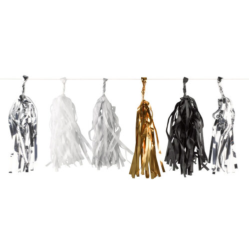 Γιρλάντα με Φούντες Golden Wishes 4m