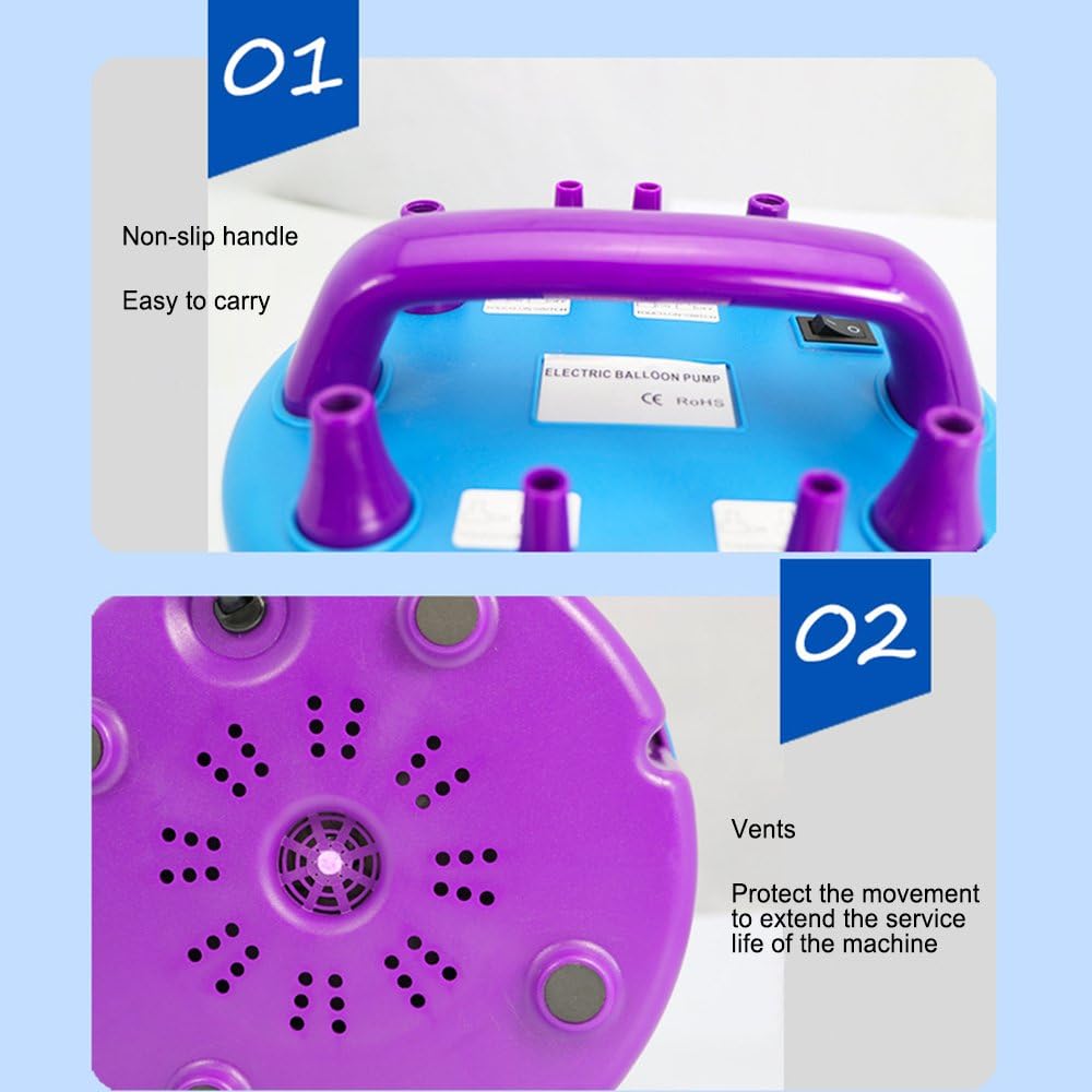 Ηλεκτρική Φουσκωτήρα Μπαλονιών με 4 ακροφύσια