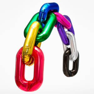 Μπαλόνι Φοιλ Deco Link Μπλε 34'' / 86 εκ