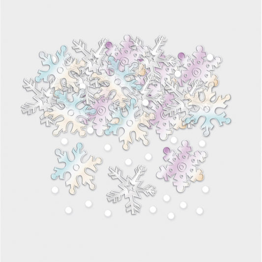 Κομφετί Snowflakes Iridescent 14 g - Χιονονιφάδες - Confetti