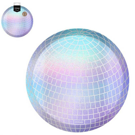 Δίσκος Σνακ Disco Μπάλα - Ιριδίζον (4 τεμ)