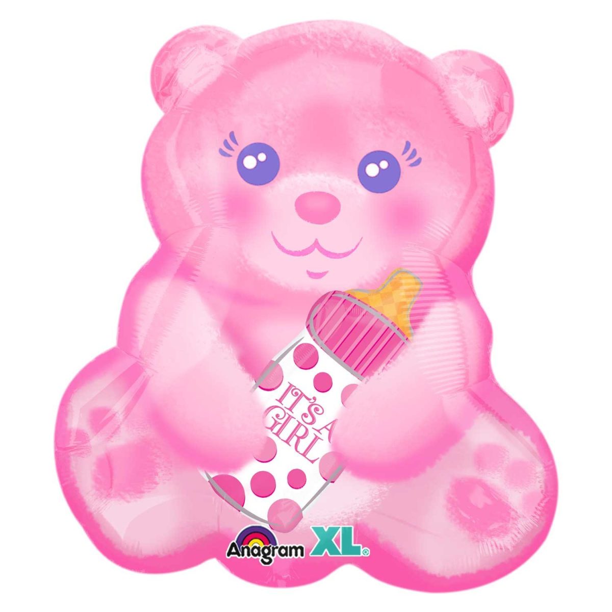 Junior Shape Μπαλόνι Ροζ Αρκουδάκι It’s a Girl